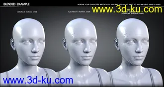 3D打印模型Normal Map Fusion for Genesis 3, 8, and 8.1的图片