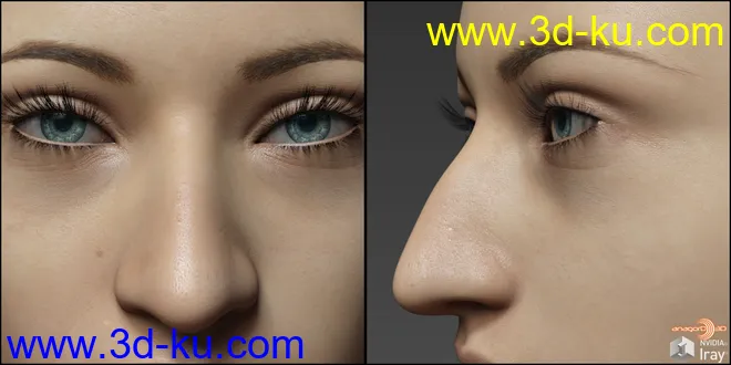 Nose Morphs for G8F Vol 1模型的图片1