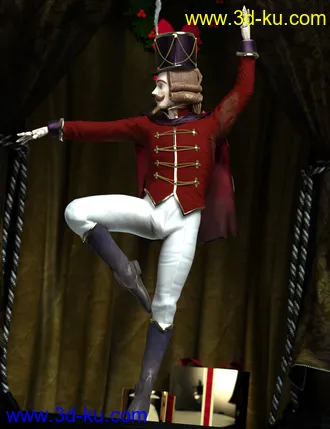 3D打印模型Nutcracker Doll Poses的图片