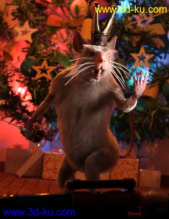 3D打印模型Nutcracker poses for Mouse King的图片