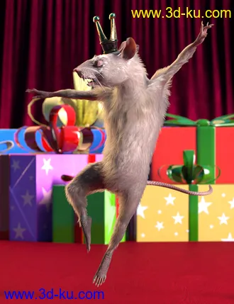3D打印模型Nutcracker poses for Mouse King的图片