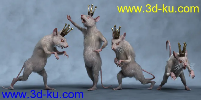 Nutcracker poses for Mouse King模型的图片3