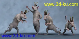 3D打印模型Nutcracker poses for Mouse King的图片