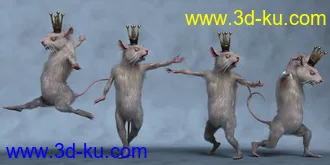 3D打印模型Nutcracker poses for Mouse King的图片