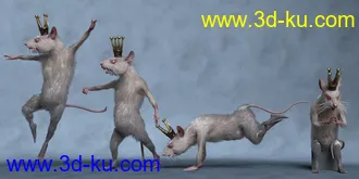 3D打印模型Nutcracker poses for Mouse King的图片