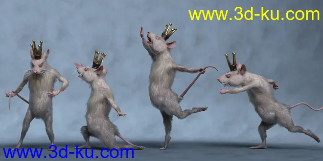 Nutcracker poses for Mouse King模型的图片7