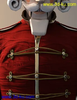 3D打印模型Nutcracker Uniform for Genesis 8.1 Males的图片