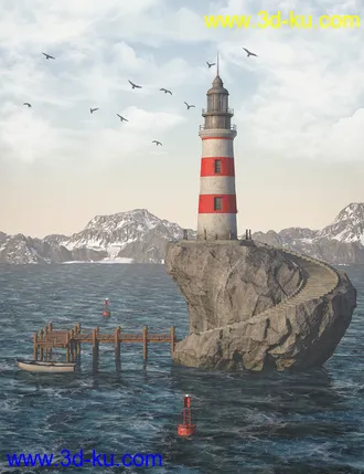 3D打印模型Old Lighthouse的图片