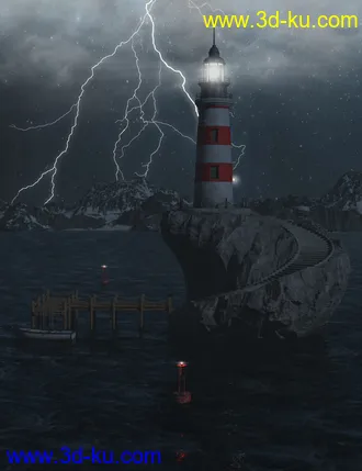 3D打印模型Old Lighthouse的图片