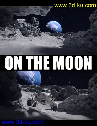 3D打印模型On The Moon的图片