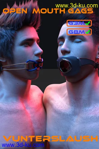 3D打印模型Open Mouth Gags的图片