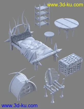 3D打印模型Orc Furniture的图片