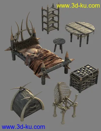 3D打印模型Orc Furniture的图片