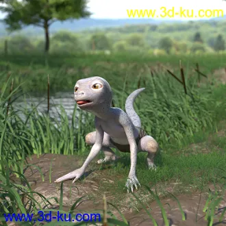 3D打印模型Oso Newt For Genesis 8.1 Male的图片