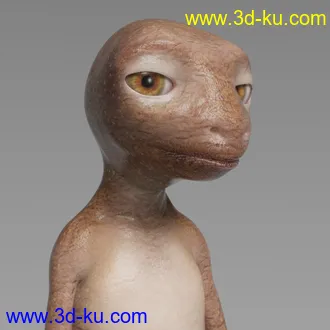 3D打印模型Oso Newt For Genesis 8.1 Male的图片