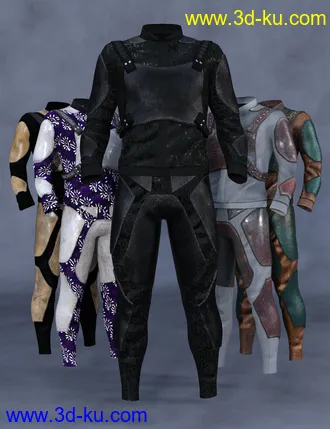 3D打印模型Panther Outfit for Genesis 8 and 8.1 Male Bundle的图片