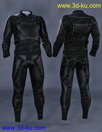 3D打印模型Panther Outfit for Genesis 8 and 8.1 Male Bundle的图片