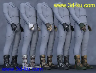 3D打印模型Panther Outfit for Genesis 8 and 8.1 Male Bundle的图片