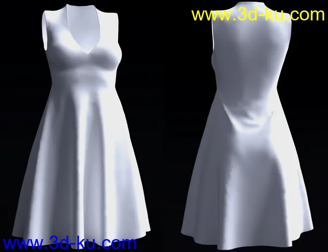 Peppermint Ivy Dress for Genesis 8 Female(s)模型的图片7