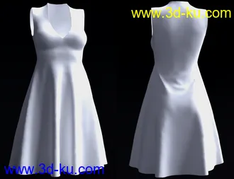 3D打印模型Peppermint Ivy Dress for Genesis 8 Female(s)的图片