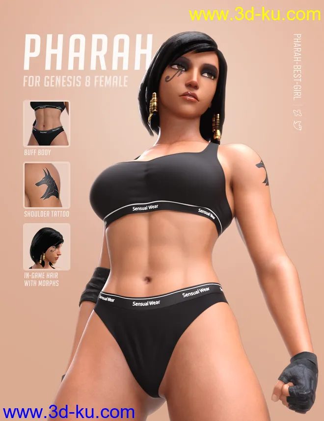 Pharah for Genesis 8 female模型的图片1