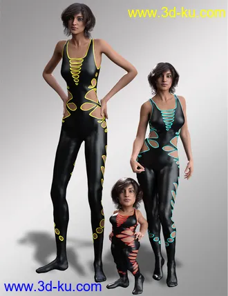 3D打印模型Phenotypes for Genesis 8 Females的图片