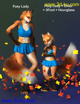 3D打印模型Phenotypes for Genesis 8 Females的图片