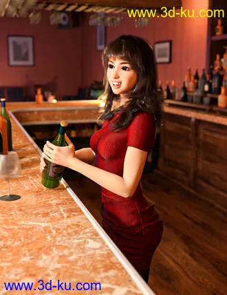 3D打印模型Photo Poses for Night Lounge Iray for Genesis 8 and 8.1的图片