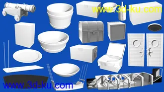 3D打印模型Pirate's Cannons的图片