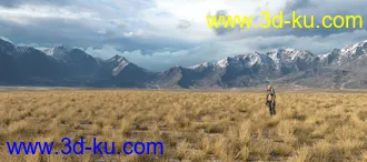 3D打印模型Plains and Mountains的图片