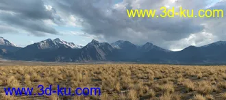 3D打印模型Plains and Mountains的图片