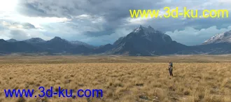 3D打印模型Plains and Mountains的图片