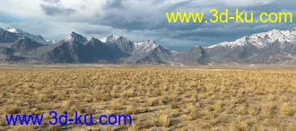 3D打印模型Plains and Mountains的图片
