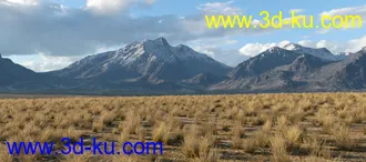 3D打印模型Plains and Mountains的图片
