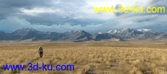 3D打印模型Plains and Mountains的图片