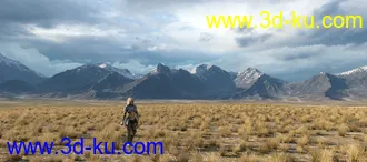3D打印模型Plains and Mountains的图片