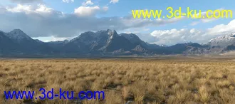 3D打印模型Plains and Mountains的图片