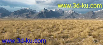 3D打印模型Plains and Mountains的图片
