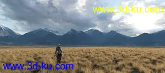 3D打印模型Plains and Mountains的图片