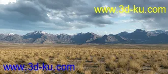 3D打印模型Plains and Mountains的图片