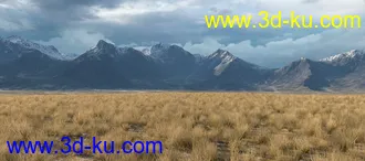 3D打印模型Plains and Mountains的图片