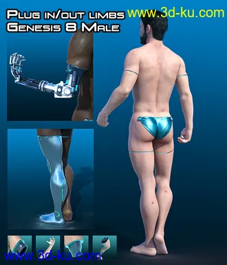 3D打印模型PlugIn Limbs G8M的图片