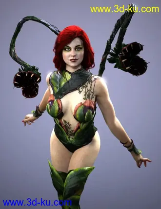 3D打印模型Poison Ivy - Injustice 2的图片
