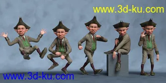 3D打印模型Pot of Gold Poses for Leprechaun的图片