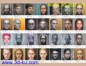 3D打印模型Prototyping Unlimited Character Development for DAZ Studio的图片