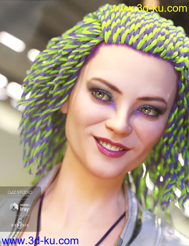 PTF Down to Earth Expressions for Zelara 8 and Genesis 8 Female(s)模型的图片5