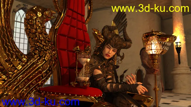PW Throne And Props Set模型的图片3