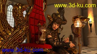 3D打印模型PW Throne And Props Set的图片