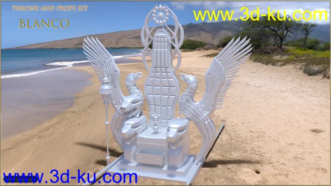PW Throne And Props Set模型的图片6