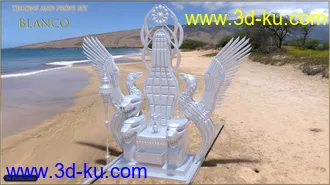 3D打印模型PW Throne And Props Set的图片